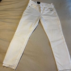 Gap White Denim Jeans Sz 4/27 Petite NWT
